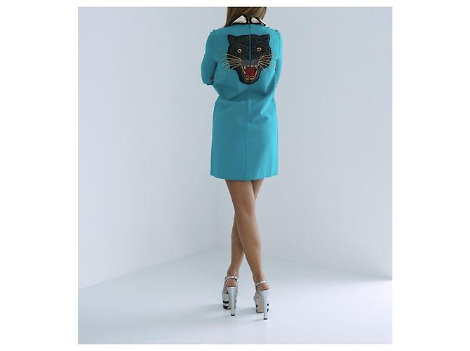 Gucci von Alessandro Michele Pre Fall 2017 Türkis - Ansicht 11