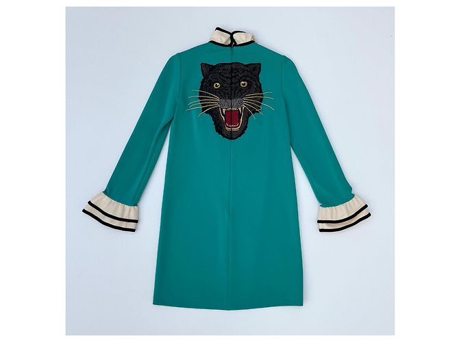 Gucci von Alessandro Michele Pre Fall 2017 Türkis - Ansicht 4