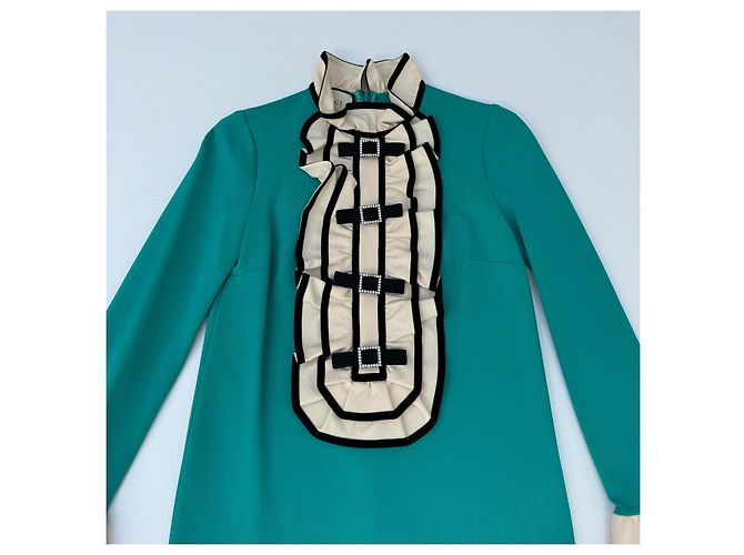Gucci von Alessandro Michele Pre Fall 2017 Türkis - Ansicht 6