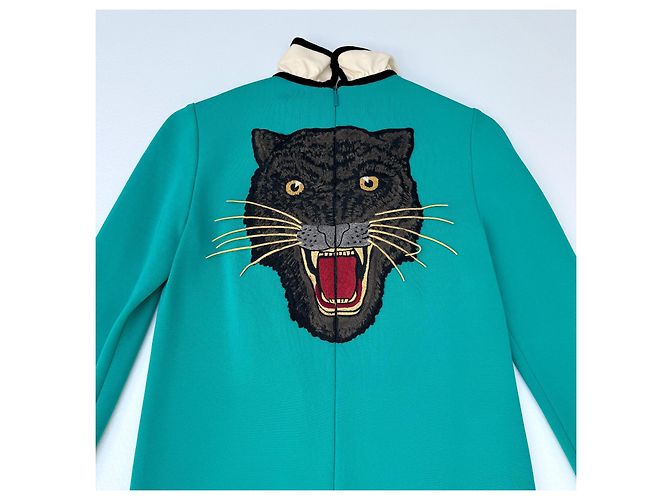 Gucci von Alessandro Michele Pre Fall 2017 Türkis - Ansicht 7
