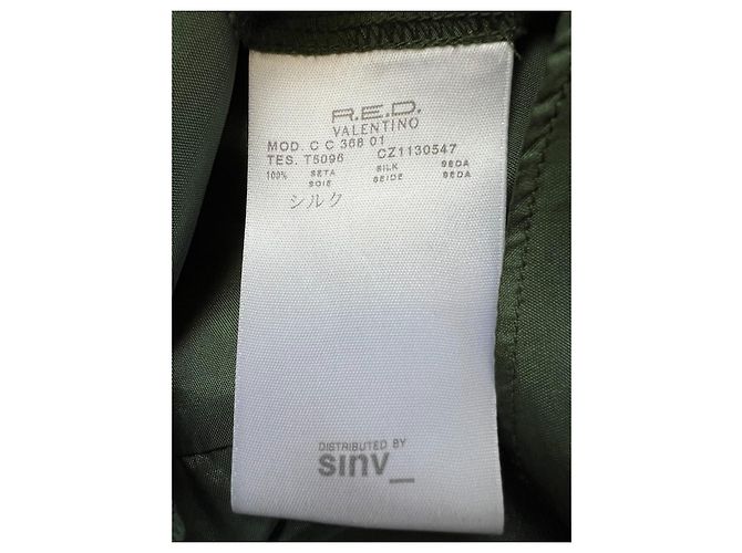 Blusa de seda Red Valentino Verde oscuro - vista 6
