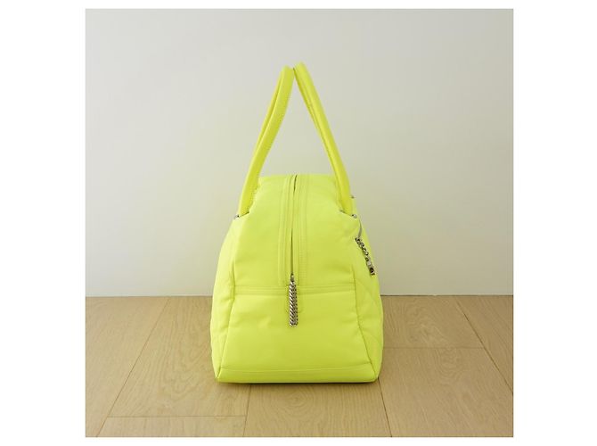 Borsa Duffle Gialla Fluo Chanel Giallo - vista 4