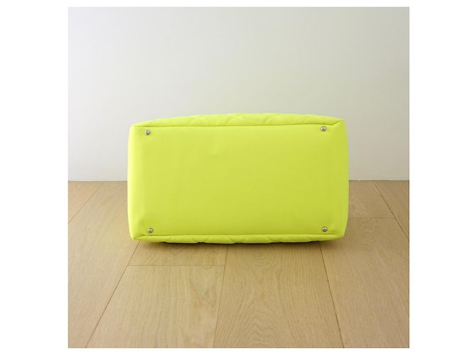 Borsa Duffle Gialla Fluo Chanel Giallo - vista 7