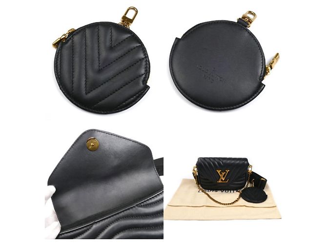 Borsa a Spalla Multi Pochette New Wave Chain di Louis Vuitton Nero - vista 9