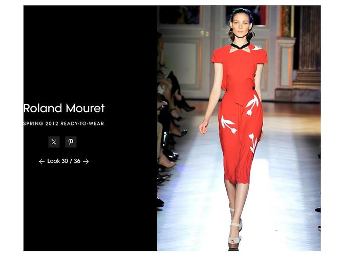 Roland Mouret Primavera 2012 - look 30 - vista 7