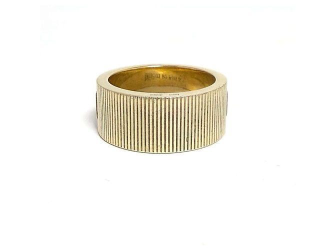 Balenciaga Herren Force Stripe Ring Golden - Ansicht 5