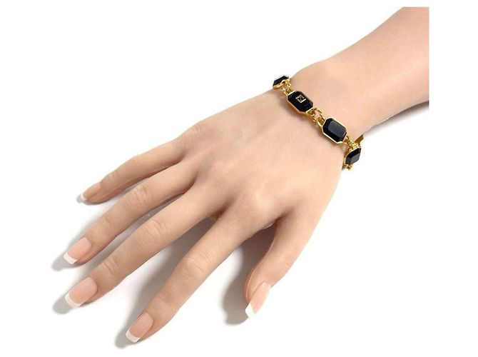Bracciale FF Link da uomo Fendi - vista 10