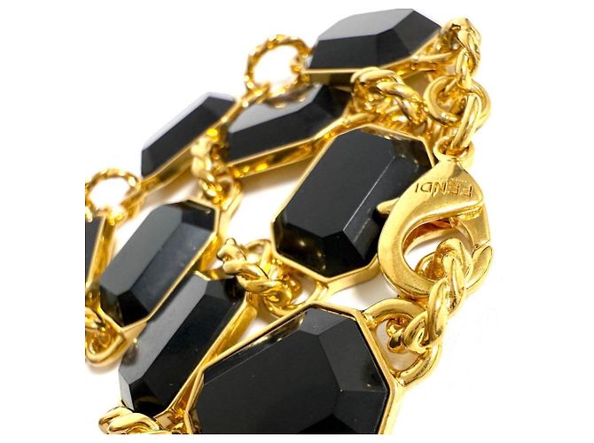 Bracciale FF Link da uomo Fendi - vista 5