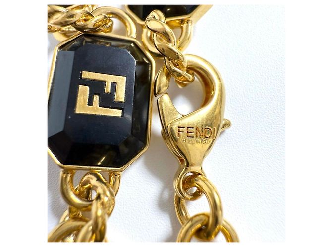 Bracciale FF Link da uomo Fendi - vista 6