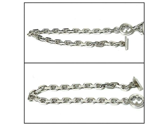 Vintage Silber Handtaschen Charm von Hermès - Ansicht 3