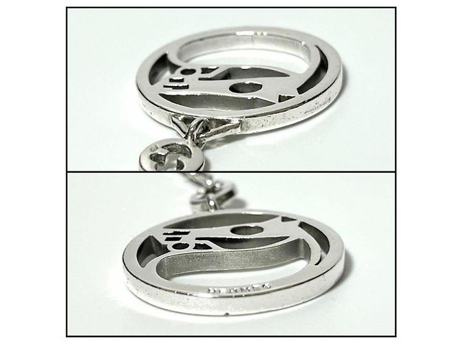 Vintage Silber Handtaschen Charm von Hermès - Ansicht 6