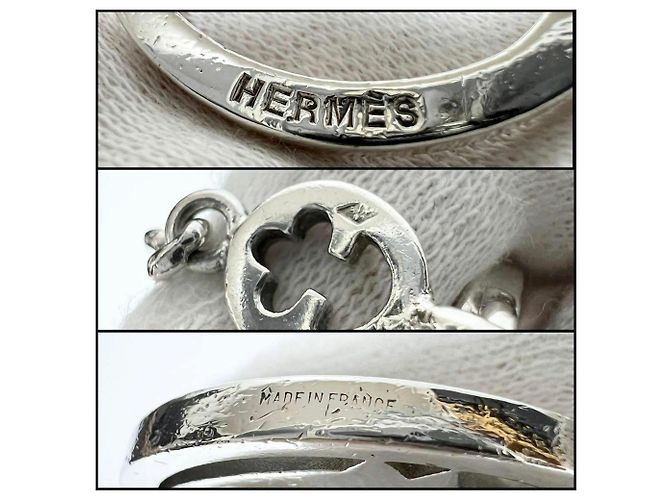 Vintage Silber Handtaschen Charm von Hermès - Ansicht 9