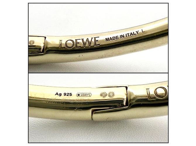 Bracciale a manica Anagram da donna Loewe D'oro - vista 8