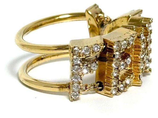 Breiter Ring mit Fendi-Logo - Ansicht 3