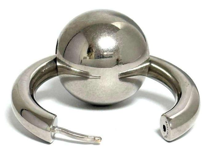 Balenciaga Damen Ball Hoop Ohrringe - Ansicht 5