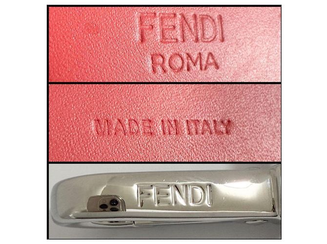 Fendi Strap You Mini Rote Tasche Griff BAGUETTE - Ansicht 10