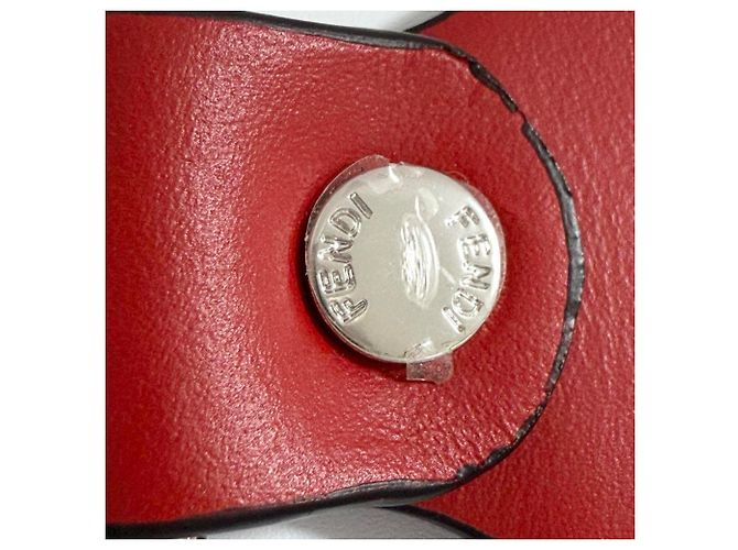 Fendi Strap You Mini Rote Tasche Griff BAGUETTE - Ansicht 9