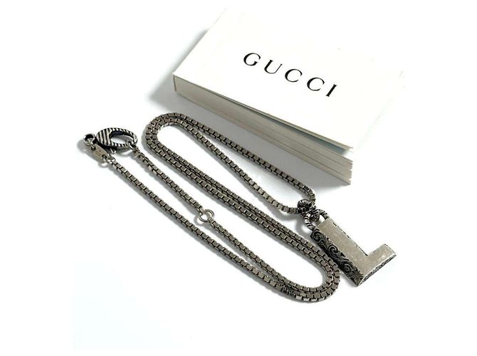 Gucci Alphabet Halskette Anhänger Initial L - Ansicht 10