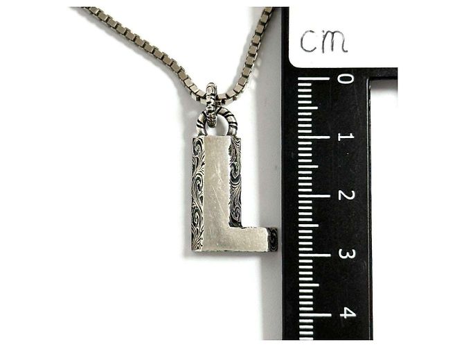 Gucci Alphabet Halskette Anhänger Initial L - Ansicht 8