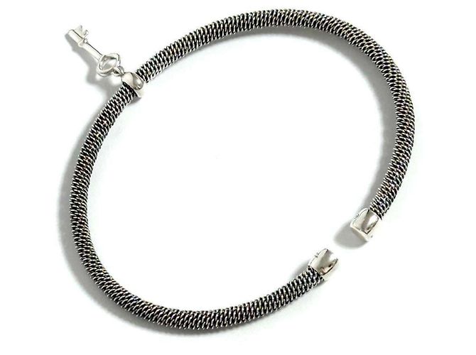 Tiffany & Co Bracciale bangle da donna Tiffany in argento 925 - vista 2