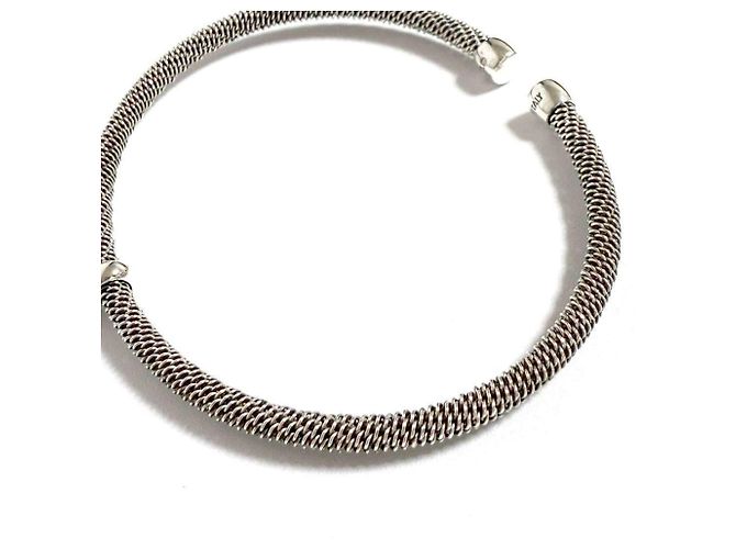Tiffany & Co Bracciale bangle da donna Tiffany in argento 925 - vista 4