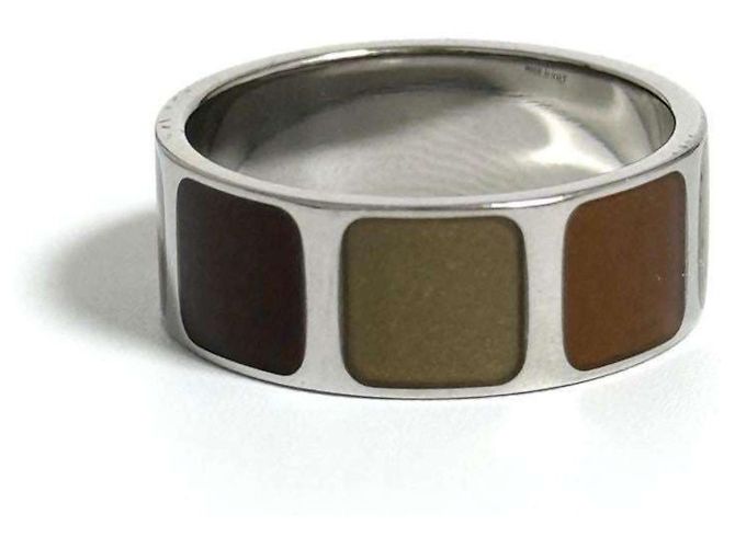 Occhiali da uomo Louis Vuitton, anello largo marrone - vista 2
