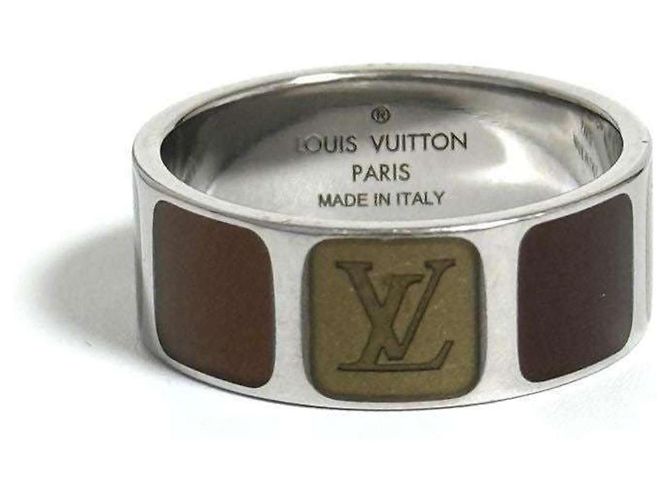 Occhiali da uomo Louis Vuitton, anello largo marrone - vista 4