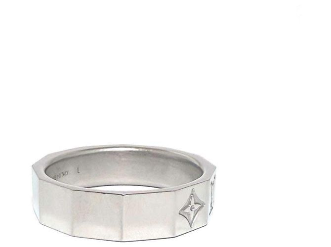 Louis Vuitton Men's Monogram Cube Ring - view 3