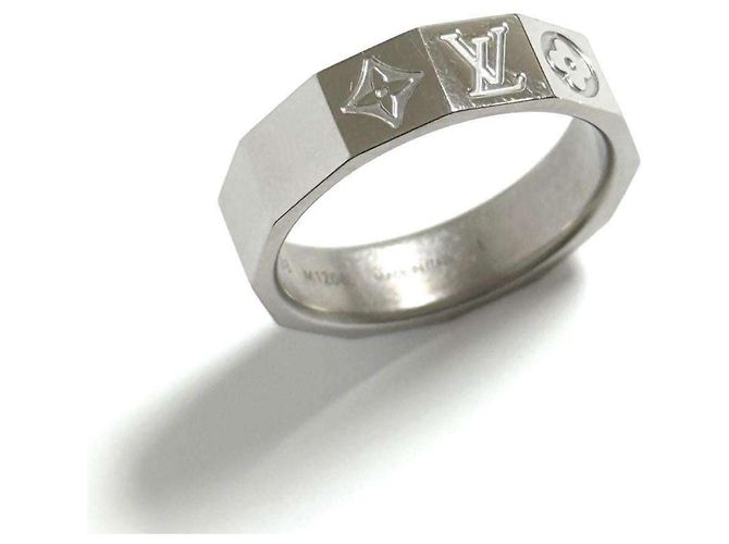 Louis Vuitton Men's Monogram Cube Ring - view 5