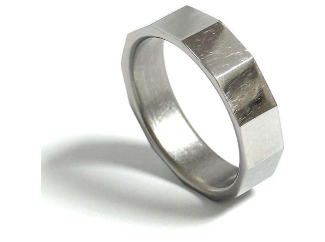Louis Vuitton Men's Monogram Cube Ring - view 6
