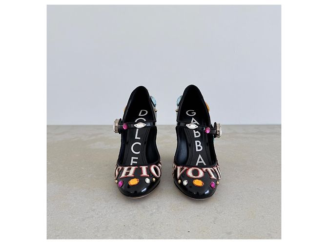 Dolce & Gabbana Modenschau Herbst 2018 Schwarz Mehrfarben - Ansicht 3