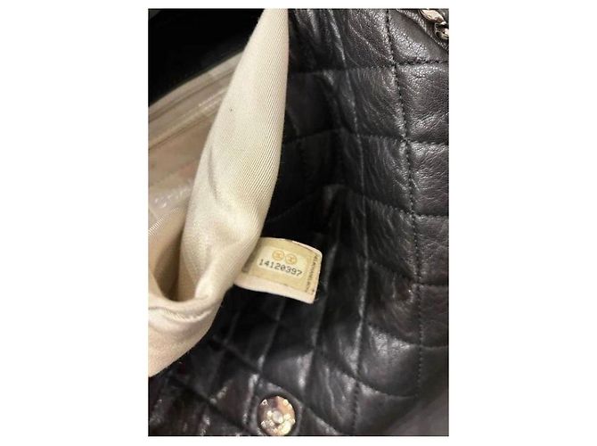 Timeless Chanel Classic Flap Cadena Alrededor Negro - vista 4