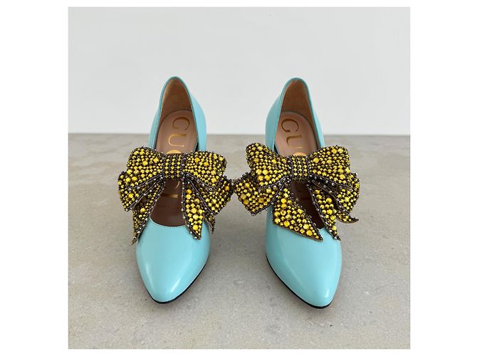 Gucci by Alessandro Michele Spring 2017 fashion show Turquoise - view 4
