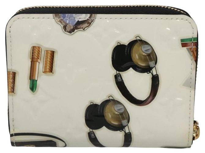 Louis Vuitton Nicolas Ghesquière Zippy Patent Monogram Bianco - vista 2