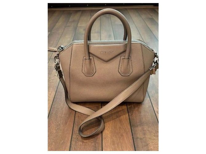 Borsa a mano Givenchy Antigona in pelle marrone - vista 2