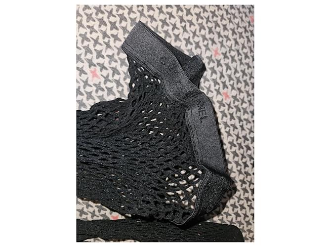 Medias de red Chanel Negro - vista 6