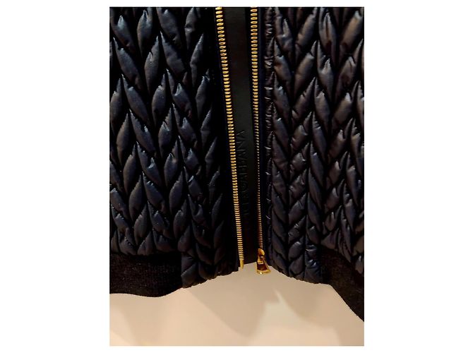 DOLCE & GABBANA Giacca Blouson Taglia uomo in nylon blu navy - vista 5