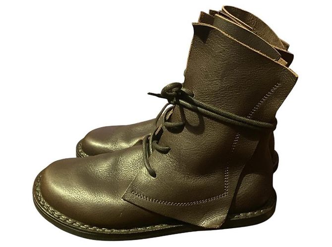Autre Marque Botas Trippen Rectángulo Marrón oscuro - vista 2