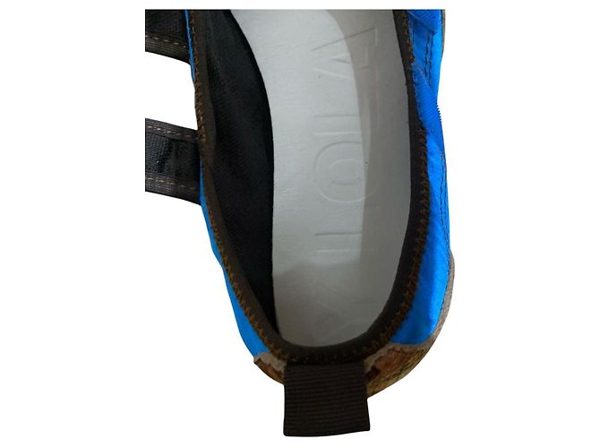 Bimba & Lola pantofole con due cinturini Blu Marrone scuro - vista 4