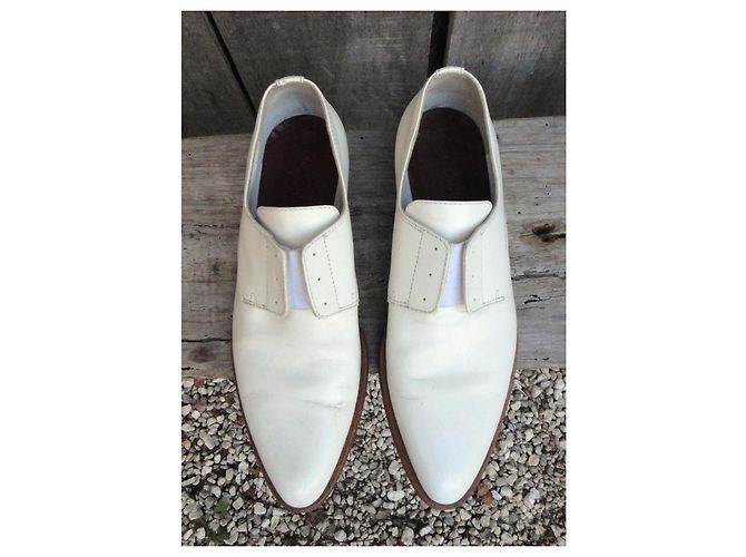 Mocassini Chloé in pelle bianca Bianco - vista 2