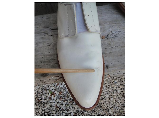 Mocassini Chloé in pelle bianca Bianco - vista 4