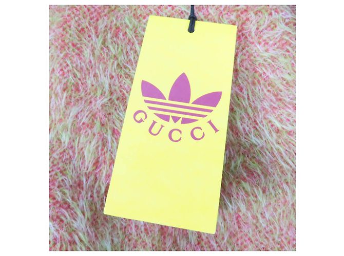 Abrigo de nylon con cinturón Gucci×adidas Trefoil Verde - vista 14