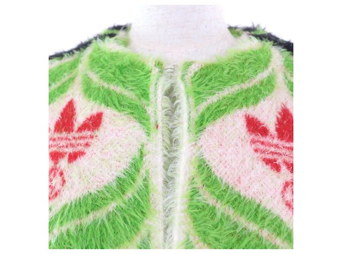 Abrigo de nylon con cinturón Gucci×adidas Trefoil Verde - vista 4