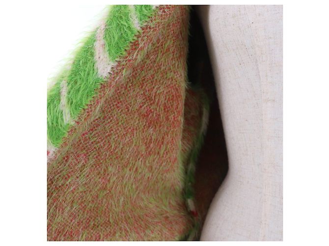 Abrigo de nylon con cinturón Gucci×adidas Trefoil Verde - vista 5
