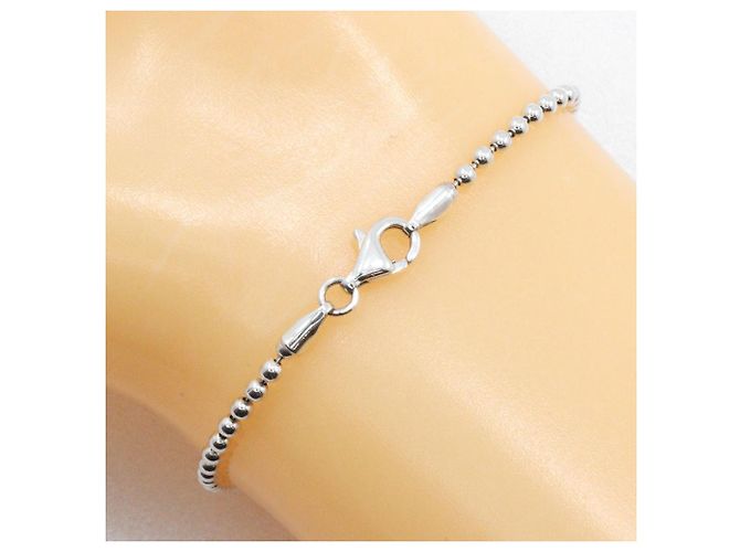 Bracciale in argento 925 con logo Gucci - vista 3