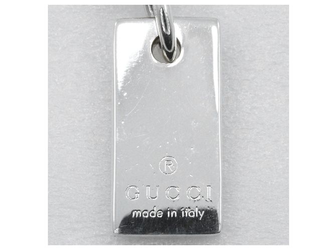 Bracciale in argento 925 con logo Gucci - vista 8