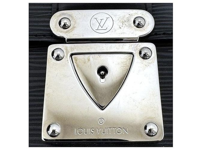 Borsa da lavoro Laguito Epi Louis Vuitton Nero - vista 5
