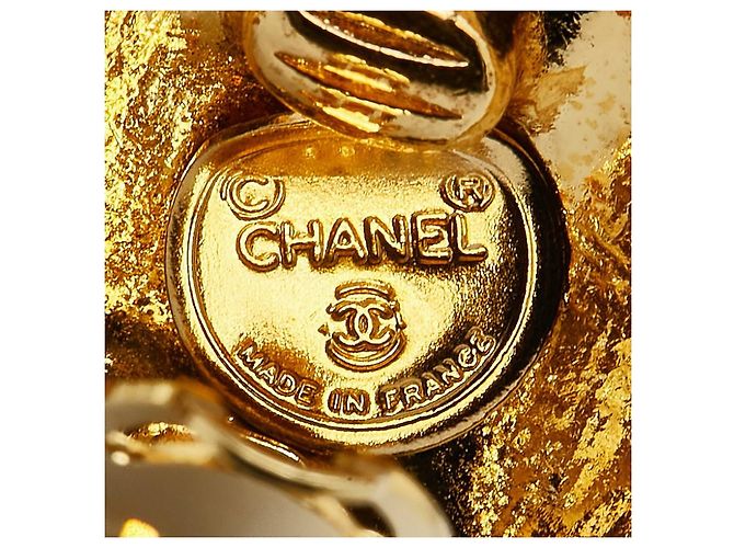 Brincos Redondos Mademoiselle da Chanel Dourado - vista 4