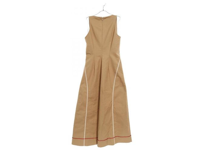 Fendi Baumwollkleid Beige - Ansicht 2