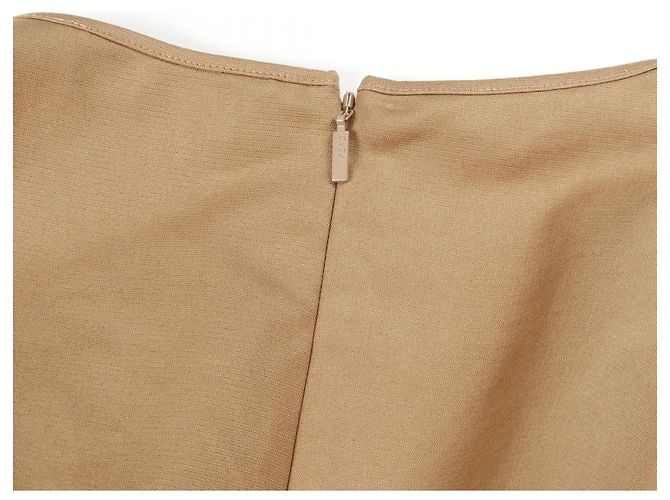Fendi Baumwollkleid Beige - Ansicht 6